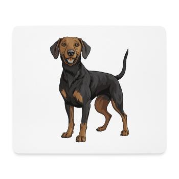 Dachshund Dackel - Mousepad (Querformat) - Weiß - Vorne