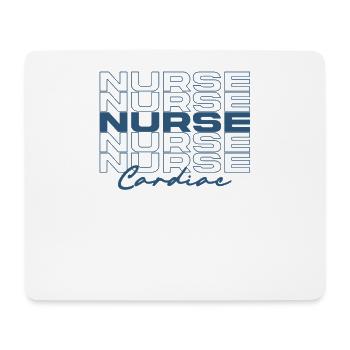 Cardiac Nurse Medical Nurses Stylish - Mouse Pad (horizontal) - white - Front