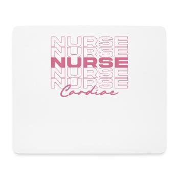 Herzkrankenschwester Medizinische Krankenschwestern Stilvoll - Mousepad (Querformat) - Weiß - Vorne