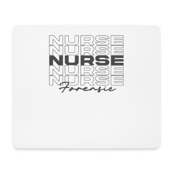 Forensische Krankenschwester Medizinische Krankenschwestern Stilvoll - Mousepad (Querformat) - Weiß - Vorne