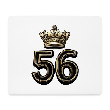 56 Number Krone - Mouse Pad (horizontal) - white - Front