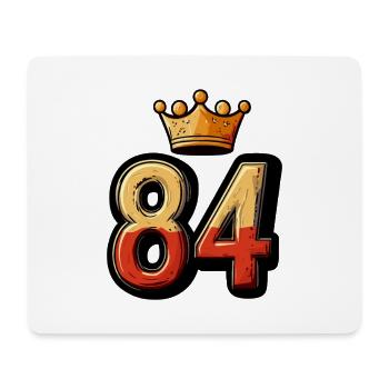 84 Number Krone - Mouse Pad (horizontal) - white - Front