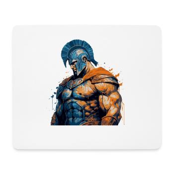 Spartan Muscles Gladiator Gym - Tapis de souris (format paysage) - blanc - Devant