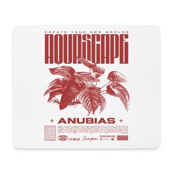 Aquascaping Anubias Aquatic Plant Fischhalter - Mousepad (Querformat) - Weiß - Vorne