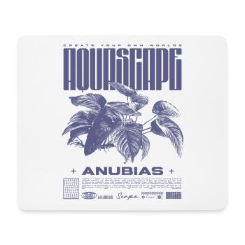 Aquascaping Anubias Aquatic Plant Fischhalter - Mousepad (Querformat) - Weiß - Vorne