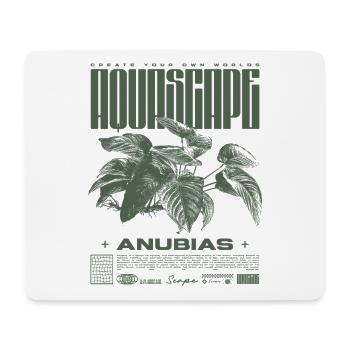 Aquascaping Anubias Aquatic Plant Fischhalter - Mousepad (Querformat) - Weiß - Vorne