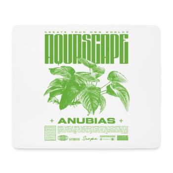 Aquascaping Anubias Aquatic Plant Fischhalter - Mousepad (Querformat) - Weiß - Vorne
