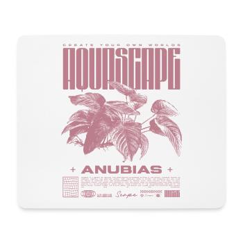 Aquascaping Anubias Aquatic Plant Fischhalter - Mousepad (Querformat) - Weiß - Vorne