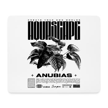 Aquascaping Anubias Aquatic Plant Fischhalter - Mousepad (Querformat) - Weiß - Vorne