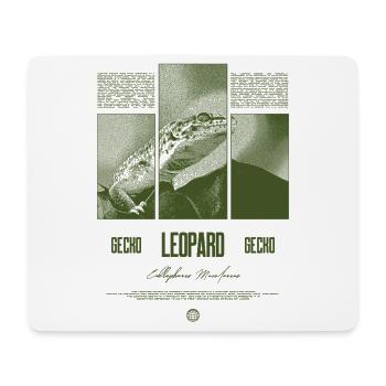 Leopard Gecko Reptile Keeper Streetwear - Mouse Pad (horizontal) - white - Front