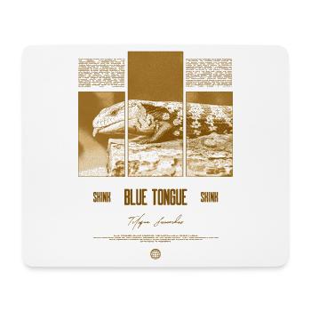Blue Tongue Skink Reptile Keeper Streetwear - Mousepad (Querformat) - Weiß - Vorne