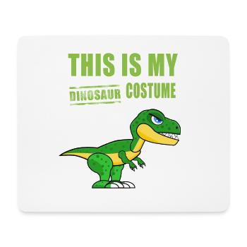 Dinosaure Costume Carnaval Habiller Humour Drôle - Tapis de souris (format paysage) - blanc - Devant