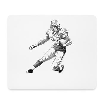 American football - Mousepad (Querformat) - Weiß - Vorne