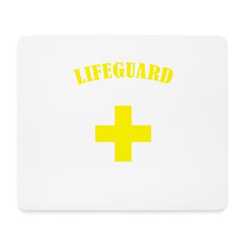 Lifeguard - Mouse Pad (horizontal) - white - Front
