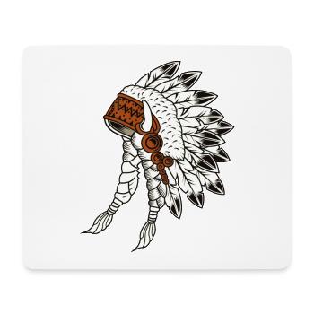 Indien - Tapis de souris (format paysage) - blanc - Devant