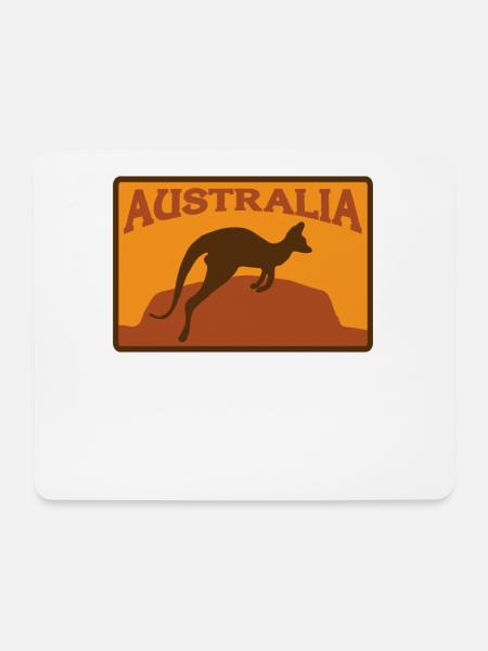 Australien - Mousepad (Querformat) - Weiß