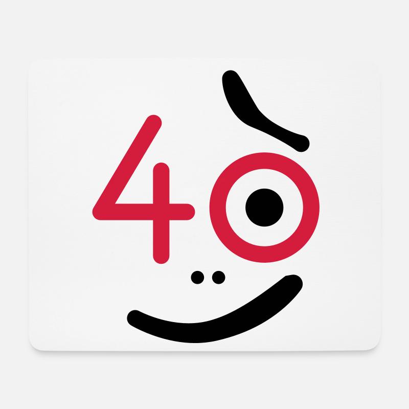 40 années - Alors quoi? - Tapis de souris (format paysage) - blanc
