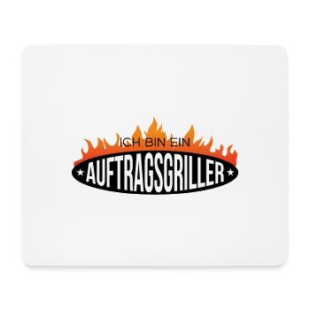 Grill grillen Steak Wurst Bier Sommer Garten - Mousepad (Querformat) - Weiß - Vorne