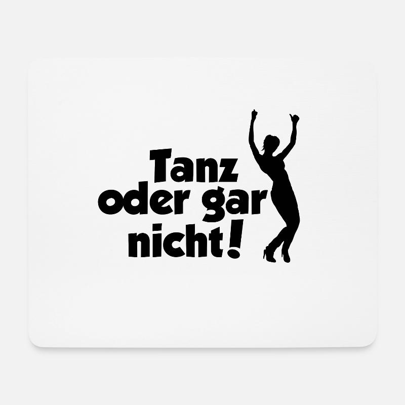 Tanz Tanzen Tänzer Tanzshirt Geschenkshirt tanzen - Mousepad (Querformat) - Weiß