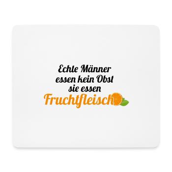 Obst Früchte Geschenkidee Früchte Funsprüche Obst - Mousepad (Querformat) - Weiß - Vorne