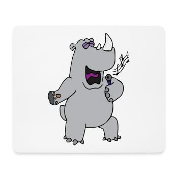 funny animals plants fruit vegetables children's motifs - Mouse Pad (horizontal) - white - Front