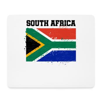 Afrique du Sud - Tapis de souris (format paysage) - blanc - Devant