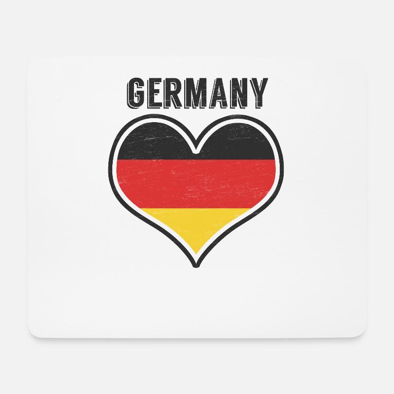 Germany - Tapis de souris (format paysage) - blanc
