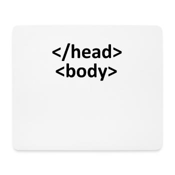 WebEntwickler - Mousepad (Querformat) - Weiß - Vorne