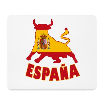 Spain / Espana Bull Flag Gift - Mouse Pad (horizontal) - white - Front