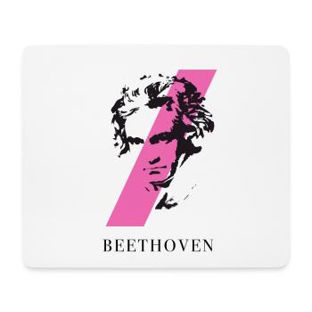 beethoven punk musik festival klassik komponist ta - Mousepad (Querformat) - Weiß - Vorne