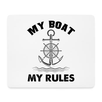 Boating Captain Gift - Mouse Pad (horizontal) - white - Front