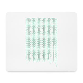 Matrix code - Mouse Pad (horizontal) - white - Front