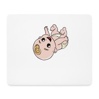 Baby - Mousepad (Querformat) - Weiß - Vorne