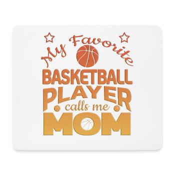 Basketball Mama Love - Mouse Pad (horizontal) - white - Front