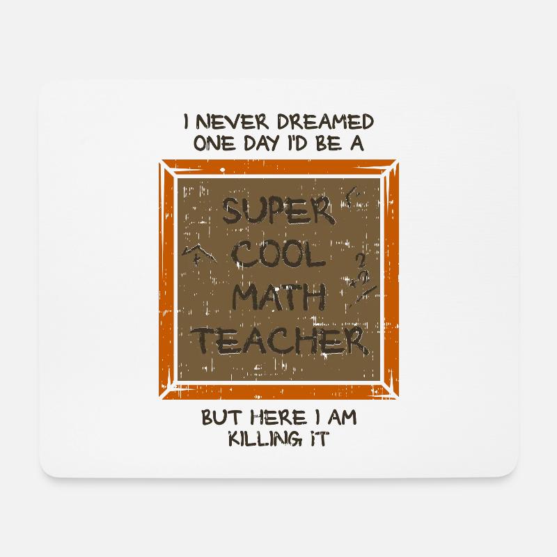 Mathematik - Mousepad (Querformat) - Weiß