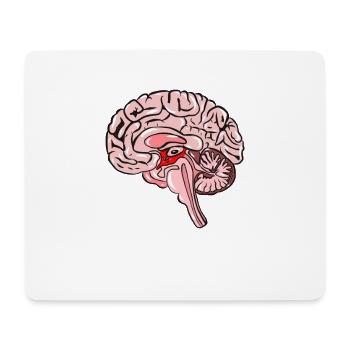 Wissenschaft Medizin Neurologie Gehirn - Mousepad (Querformat) - Weiß - Vorne