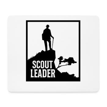 Pfadfinder Leiter - Mousepad (Querformat) - Weiß - Vorne