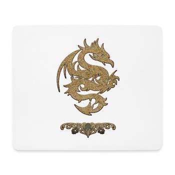 Wonderful Chinese dragon - Mouse Pad (horizontal) - white - Front
