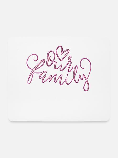Our Family - Mouse Pad (horizontal) - white