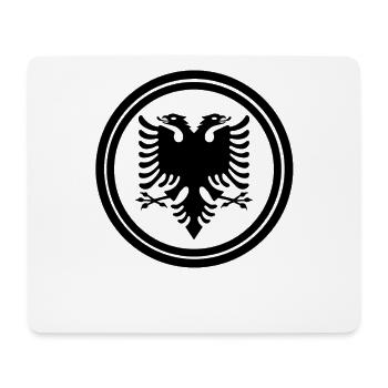 Albania Flag "Albanian Eagle" - Mouse Pad (horizontal) - white - Front