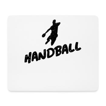 Handball - Tapis de souris (format paysage) - blanc - Devant