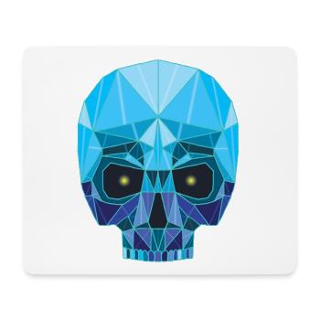 Sapphire skull - Mouse Pad (horizontal) - white - Front