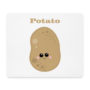 Potato - Mousepad (Querformat) - Weiß - Vorne