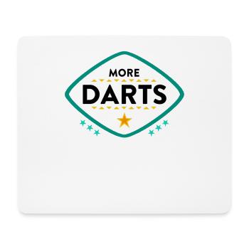 Dart - Mousepad (Querformat) - Weiß - Vorne