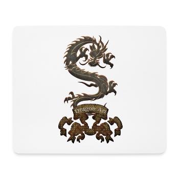 Dragon chinois génial - Tapis de souris (format paysage) - blanc - Devant