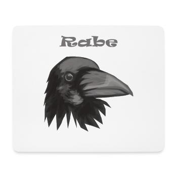 Crow - Mouse Pad (horizontal) - white - Front
