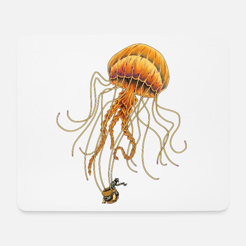 Jellyballoon - Mouse Pad (horizontal) - white