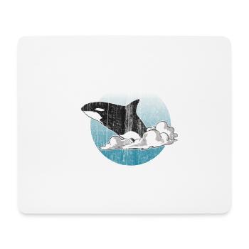 Orca Saying for Animal Welfare - Mouse Pad (horizontal) - white - Front