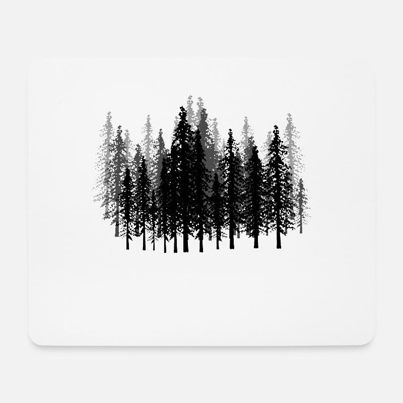 Wald Wälder Förster Jäger Geschenkidee Camping - Mousepad (Querformat) - Weiß