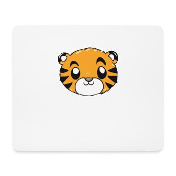tiger - Mouse Pad (horizontal) - white - Front